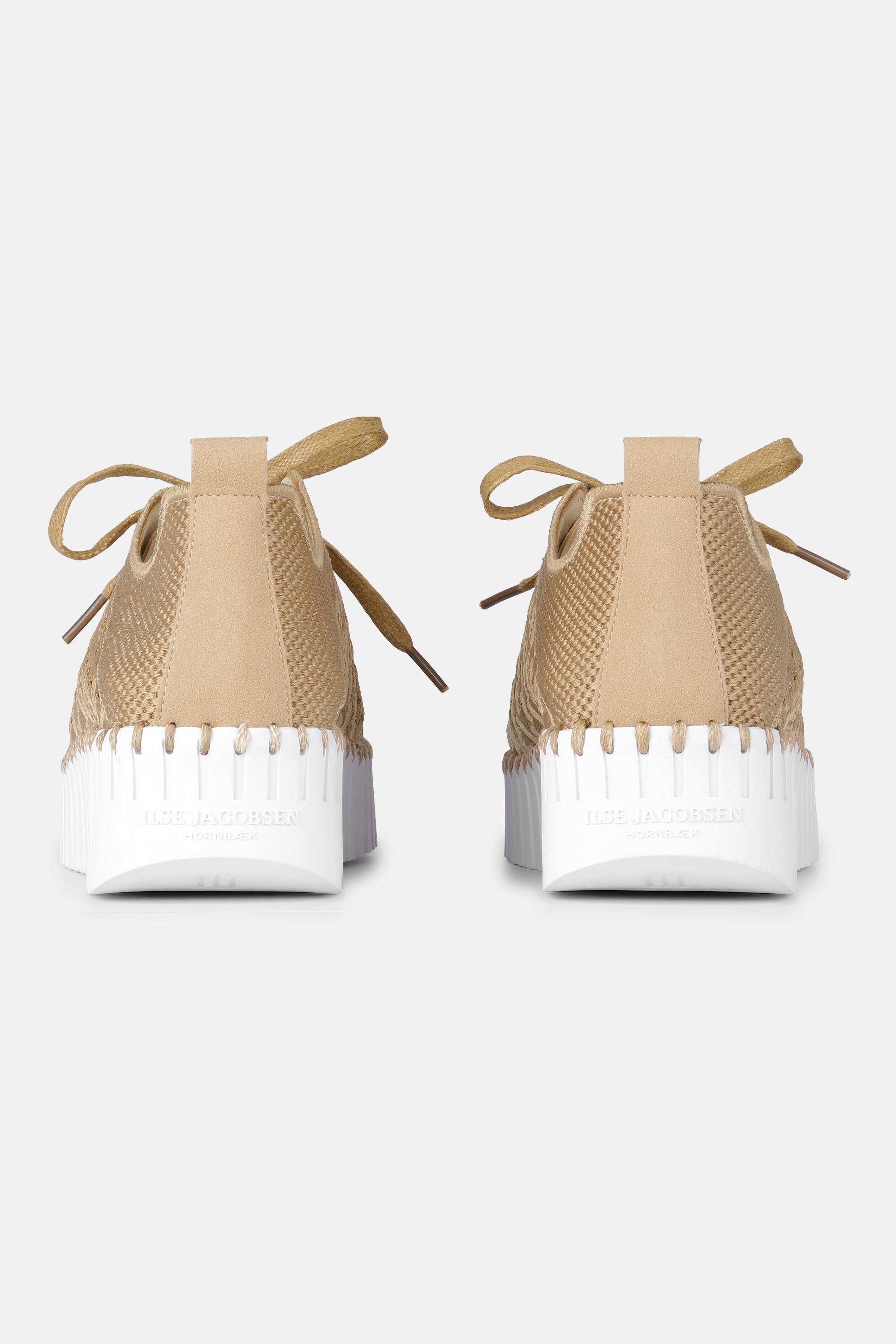 Tulip Sko Med Lisser - Latte White